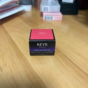 Keys Soulcare Sheer Flush Cheek Tint~Powerful (raspberry red)0.14oz BNIB SEALED